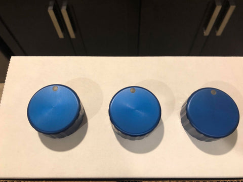 Blue Precision Climate Control Knobs - Round