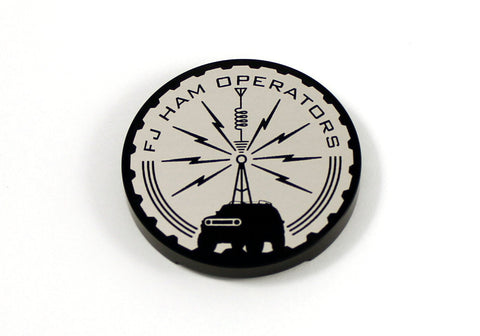 FJ Cruiser Ham Operators Grille Badge