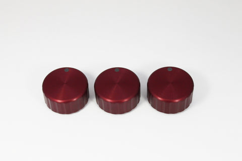 Red Precision Climate Control Knobs - Round