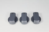 Pewter Precision Climate Control Knobs